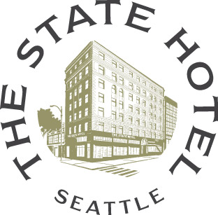 The State Hotel round logo